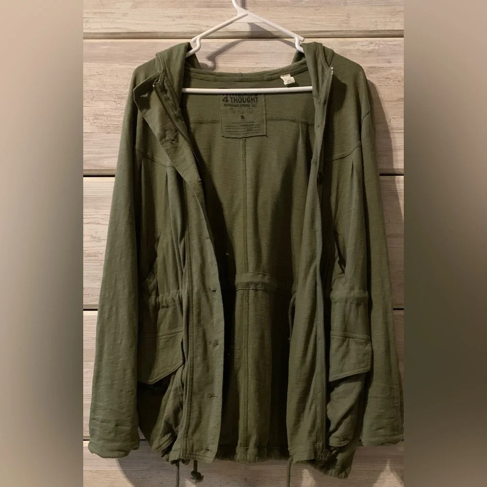 Threads 4 Though Button Up & Zipper Utility Jacket with Hood - Picture 4 of 4